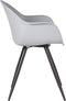 LABEL51 Luca Eetkamerstoel - Grijs - Kunststof - Stoel - Kuipstoel