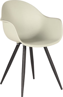 LABEL51 Luca Eetkamerstoel - Groen - Kunststof - Stoel - Kuipstoel