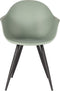 LABEL51 Luca Eetkamerstoel - Groen - Kunststof - Stoel - Kuipstoel