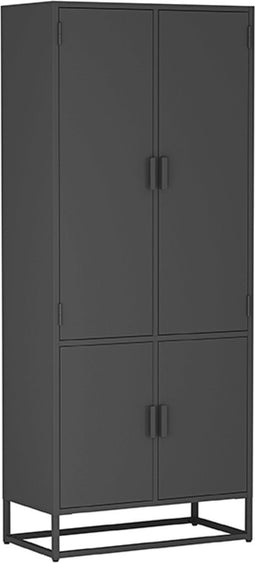 LABEL51 Luff Bergkast - Zwart - Metaal - Hoge Kast