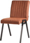 LABEL51 Matz Eetkamerstoel - Bruin - Microfiber - Stoel - Normale eetkamerstoel