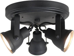 LABEL51 Max Opbouwspot - 3 Lichts - Zwart - GU10