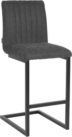 LABEL51 Milo Barkruk - Grijs - Synthetisch - Zithoogte 65 - Kruk -