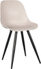LABEL51 Monza Eetkamerstoel - Crème - Kunststof