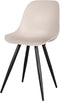 LABEL51 Monza Eetkamerstoel - Crème - Kunststof