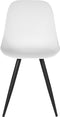 LABEL51 Monza Eetkamerstoel - Wit - Kunststof - Stoel - Kuipstoel