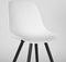 LABEL51 Monza Eetkamerstoel - Wit - Kunststof - Stoel - Kuipstoel