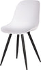 LABEL51 Monza Eetkamerstoel - Wit - Kunststof - Stoel - Kuipstoel