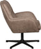 LABEL51 Moss Fauteuil - Bruin - Micro Suede - -