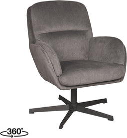 LABEL51 Moss Fauteuil - Grijs - Cosmo - -