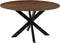 LABEL51 Otis Eetkamertafel - Bruin - Mangohout - 130 cm - Rond