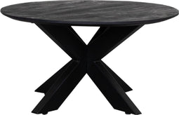 LABEL51 Otis Salontafel - Zwart - Mangohout - 80 cm