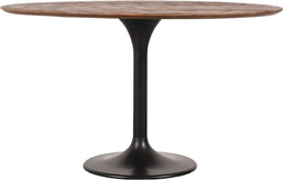 LABEL51 Otto Eetkamertafel - Bruin - Mangohout - 130 cm - Rond