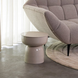 LABEL51 Pax Bijzettafel - Wit - Metaal - 35 cm