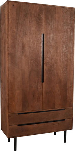 LABEL51 Rio Bergkast - Bruin - Mangohout - Hoge Kast