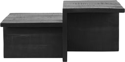 LABEL51 Salontafel Skip Zwart Mangohout