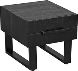 LABEL51 Santos Salontafel - Zwart - Mangohout - 50 cm