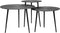 LABEL51 Set Nobby Salontafel - Zwart - Metaal - Set