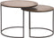 LABEL51 Set Pair Salontafel - Zwart - Metaal - 40 cm