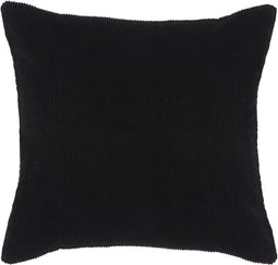 LABEL51 Sierkussen Rib - Zwart - Katoen