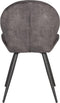 LABEL51 Sil Eetkamerstoel - Grijs - Velours