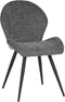 LABEL51 Sil Eetkamerstoel - Grijs - Weave