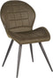 LABEL51 Sil Eetkamerstoel - Groen - Microfiber