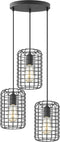 LABEL51 Solido Hanglamp - Zwart - Metaal - 3-Lichts