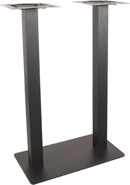 LABEL51 Tafelpoot Dubbel Bartafel - Zwart - Metaal - Dubbel - 108 cm