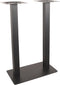 LABEL51 Tafelpoot Dubbel Bartafel - Zwart - Metaal - Dubbel - 108 cm