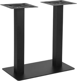 LABEL51 Tafelpoot Dubbel Eetkamertafel - Zwart - Metaal - Dubbel - 71 cm