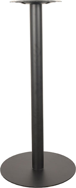 LABEL51 Tafelpoot Enkel Bartafel - Zwart - Metaal - Rond - 108 cm
