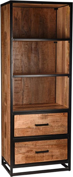 LABEL51 Tampa Boekenkast - Naturel - Mangohout - Boekenkast