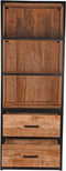 LABEL51 Tampa Boekenkast - Naturel - Mangohout - Boekenkast