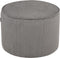 LABEL51 Tibo Poef - Grijs - Ribcord - -