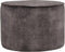 LABEL51 Tibo Poef - Grijs - Velours - -
