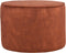 LABEL51 Tibo Poef - Oranje - Velours - -