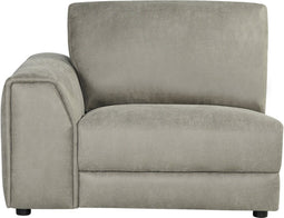 LABEL51 Tivoli Bank - Bruin - Micro Suede - 1,5-Zits Arm Links Voorstaand