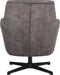 LABEL51 Toby Fauteuil - Grijs - Velours - -