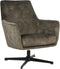 LABEL51 Toby Fauteuil - Groen - Velours - -