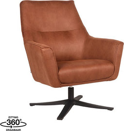 LABEL51 Tod Fauteuil - Bruin - Microfiber