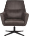 LABEL51 Tod Fauteuil - Grijs - Microfiber - -