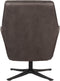 LABEL51 Tod Fauteuil - Grijs - Microfiber - -
