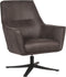 LABEL51 Tod Fauteuil - Grijs - Microfiber - -