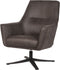 LABEL51 Tod Fauteuil - Grijs - Microfiber - -