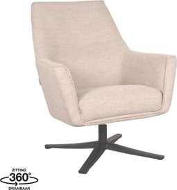 LABEL51 Tod Fauteuil - Naturel - Boucle - -