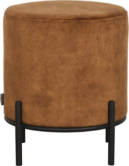 LABEL51 Troy Poef - Geel - Velours - M