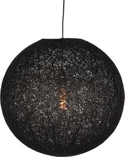 LABEL51 Twist Hanglamp - Zwart - Vlas - XL