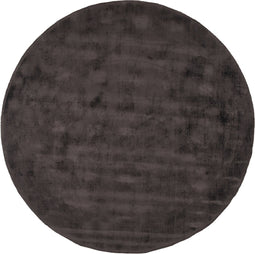 LABEL51 Velvy Vloerkleden - Grijs - Synthetisch - 200 cm - Rond