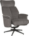 LABEL51 Verdal Fauteuil - Grijs - Cosmo - Excl. Hocker - -